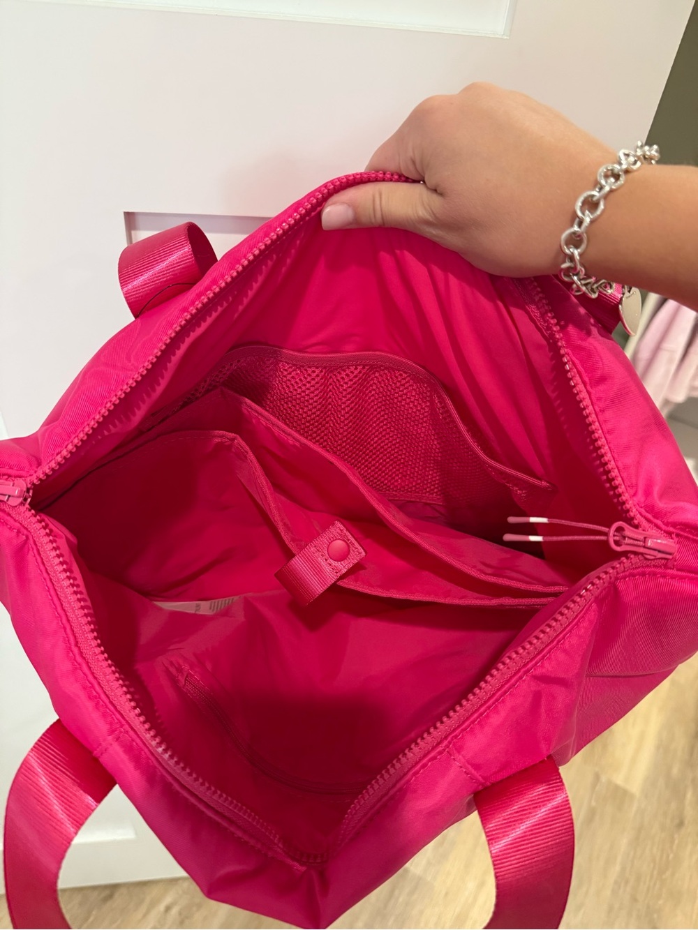 Fabletics Everyday Tote in Dragonfruit - Picture 5 of 5